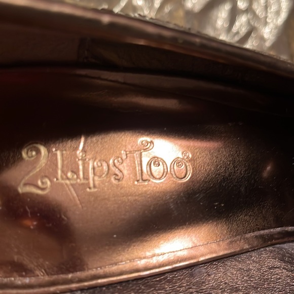 Bronze/gold sequined dress shoes brand new no tags - Picture 10 of 10